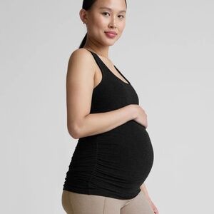 Beyond Yoga Maternity Tank - Large Black
